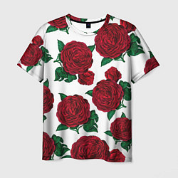 Мужская футболка Винтажные розы