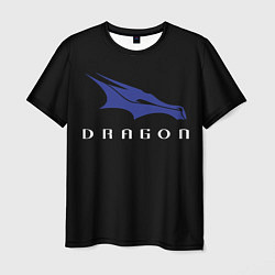 Футболка мужская Crew Dragon, цвет: 3D-принт