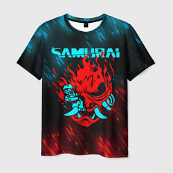 Мужская футболка CYBERPUNK 2077 SAMURAI