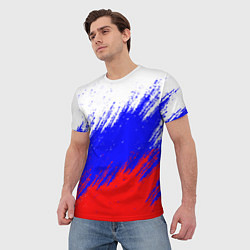 Футболка мужская Россия, цвет: 3D-принт — фото 2