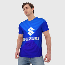 Футболка мужская SUZUKI, цвет: 3D-принт — фото 2