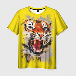 Мужская футболка Оскал тигра