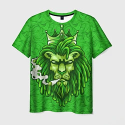 Мужская футболка Лев с короной