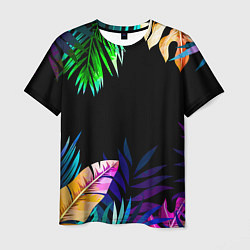 Мужская футболка Тропическая Ночь