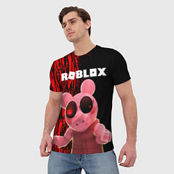 Футболка мужская Roblox Piggy, цвет: 3D-принт — фото 2