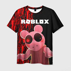 Мужская футболка Roblox Piggy