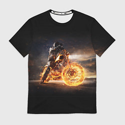 Футболка мужская Fire racer, цвет: 3D-принт