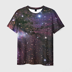 Мужская футболка Галактика S