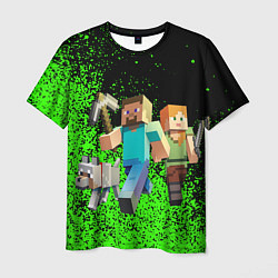 Мужская футболка Minecraft