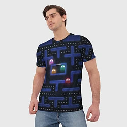 Футболка мужская Pacman, цвет: 3D-принт — фото 2