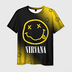 Мужская футболка NIRVANA НИРВАНА