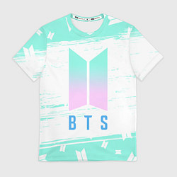 Футболка мужская BTS БТС, цвет: 3D-принт