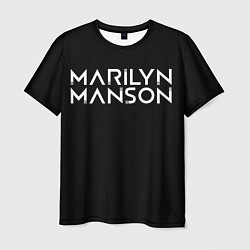 Футболка мужская Marilyn Manson, цвет: 3D-принт