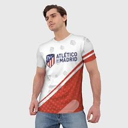 Футболка мужская ATLETICO MADRID Атлетико, цвет: 3D-принт — фото 2