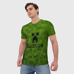 Футболка мужская Minecraft, цвет: 3D-принт — фото 2