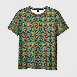 Мужская футболка Зеленые круги