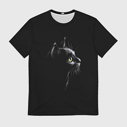 Мужская футболка Кошка