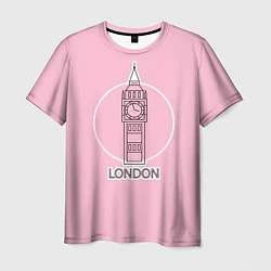 Мужская футболка Биг Бен, Лондон, London