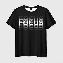 Футболка мужская FOCUS: WHITE, цвет: 3D-принт