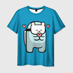 Мужская футболка Nyan Cat Among Us