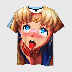 Мужская футболка SAILOR MOON AHEGAO