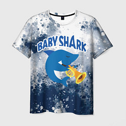 Мужская футболка BABY SHARK БЭБИ ШАРК