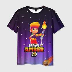 Мужская футболка BRAWL STARS AMBER