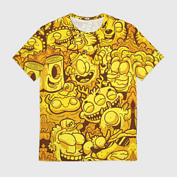 Футболка мужская CRAZY, цвет: 3D-принт