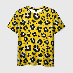 Мужская футболка Леопард