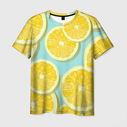 Мужская футболка Лимончики