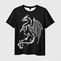 Мужская футболка Дракон тату