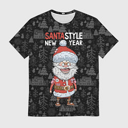 Мужская футболка Santa style