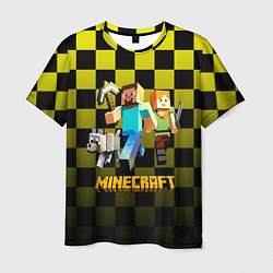 Футболка мужская Minecraft S, цвет: 3D-принт