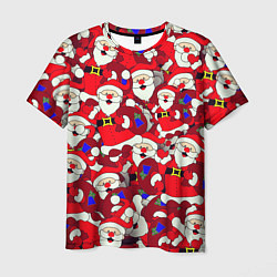 Футболка мужская Дед Санта, цвет: 3D-принт