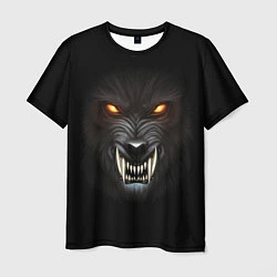 Мужская футболка Злой Волк