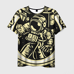 Мужская футболка Космонавт освоение космоса