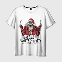 Мужская футболка Злой Санта