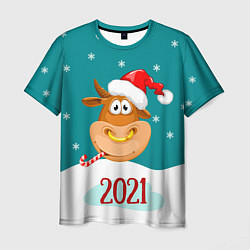 Мужская футболка 2021 Год быка