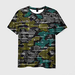 Мужская футболка Futuristic Camo