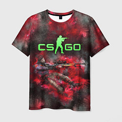 Мужская футболка CS GO Red heat