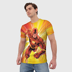 Футболка мужская The Flash, цвет: 3D-принт — фото 2