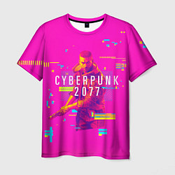 Футболка мужская Cyberpunk 2077, цвет: 3D-принт