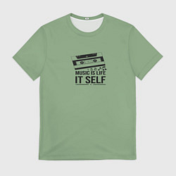 Мужская футболка Музыка