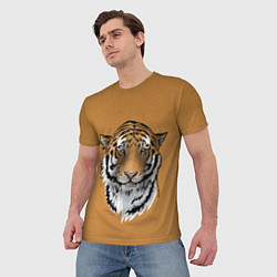 Футболка мужская Тигр, цвет: 3D-принт — фото 2