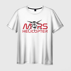 Футболка мужская Mars Helicopter, цвет: 3D-принт