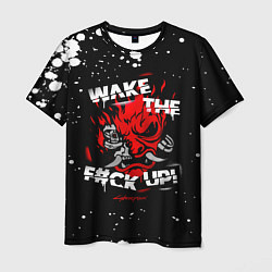 Мужская футболка WAKE THE F CK UP!