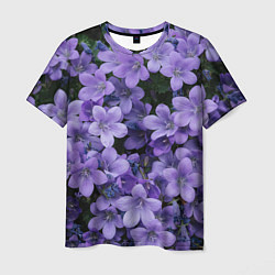 Мужская футболка Фиолетовый цвет весны