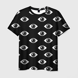 Мужская футболка Глаза