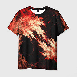 Мужская футболка Битва огней