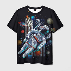 Мужская футболка Космическая Тема США